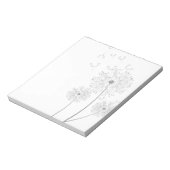 Bloc-note Le pissenlit fleurit wedding shower romantique de (Tourné)