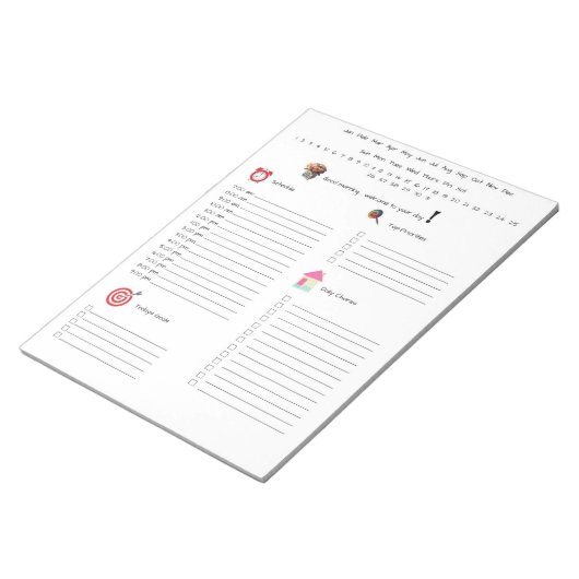Bloc-note Le planificateur quotidien (Incliné)
