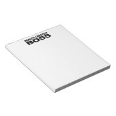 Bloc-note Le plus grand patron du monde (Incliné)