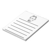 Bloc-note Le président Abe Lincoln Face (Tourné)