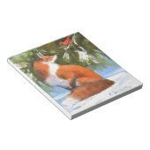 Bloc-note Le renard et le cardinal (Incliné)