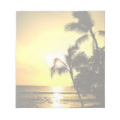 Bloc-note Le rivage de la plage tropicale (Devant)