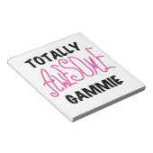 Bloc-note Le rose Totalement génial Gammie Cadeaux (Incliné)