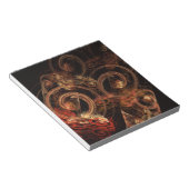 Bloc-note Le son de la musique Abstrait Art Notepad (Incliné)