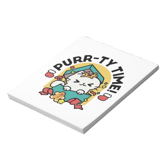 Bloc-note Le temps de la pub ! - Conception de Noël Festive  (Tourné)