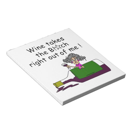 Bloc-note Le Vin M'A Mélangé (Incliné)