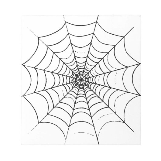 Bloc-note Le Web d'un simple araignée (Devant)