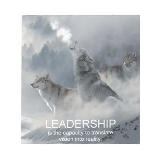 Bloc-note leadership motivation inspiration citation (Devant)