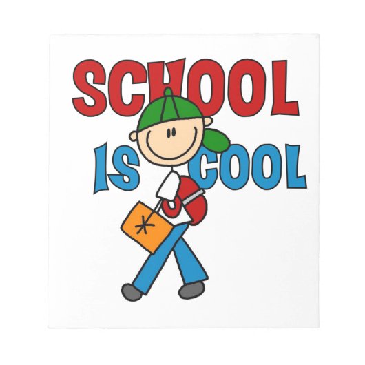 Bloc-note L'école de garçons est cool (Devant)
