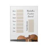 Bloc-note Leçons sur les instruments de musique Fiche pratiq (Tourné)