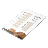 Bloc-note Leçons sur les instruments de musique Fiche pratiq (Incliné)