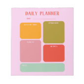 Bloc-note Lecteur quotidien couleur gras (Devant)