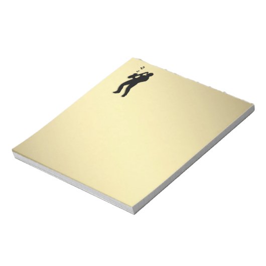 Bloc-note Lecteur saxophone (Tourné)