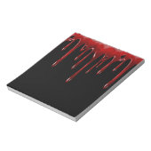 Bloc-note Lecteurs de sang tombés Noir (Tourné)