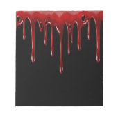 Bloc-note Lecteurs de sang tombés Noir (Devant)