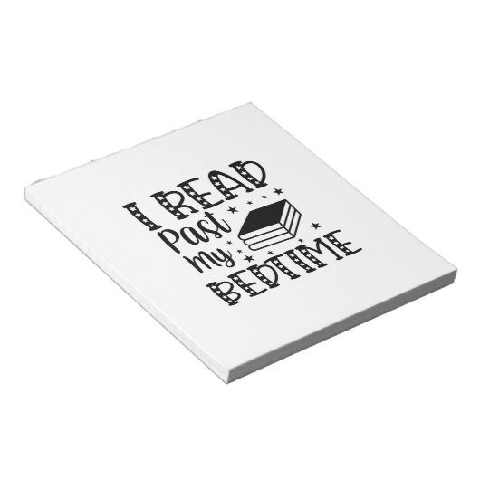 Bloc-note Lecture Art Je Lis Passé Mon Lit (Incliné)