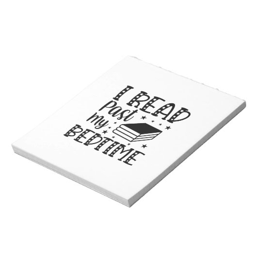 Bloc-note Lecture Art Je Lis Passé Mon Lit (Tourné)