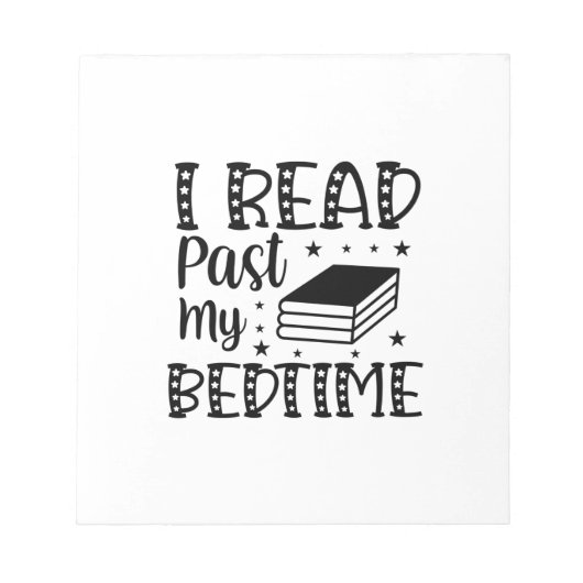 Bloc-note Lecture Art Je Lis Passé Mon Lit (Devant)