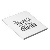 Bloc-note Lecture Art Juste Un Autre Chapitre (Incliné)