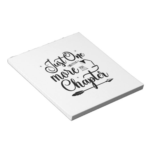 Bloc-note Lecture Art Juste Un Autre Chapitre (Incliné)