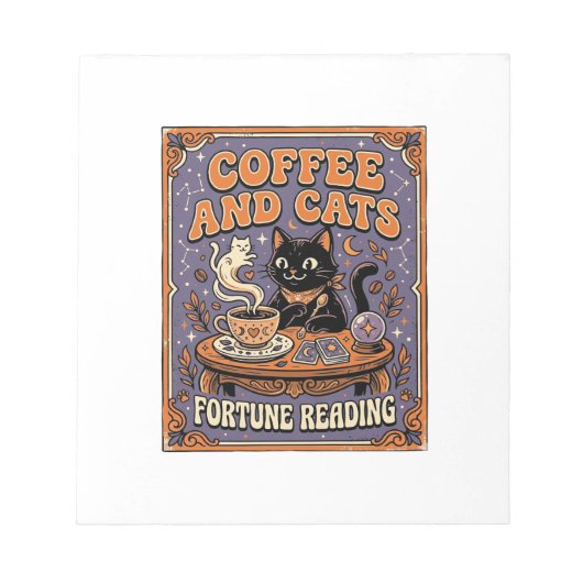 Bloc-note Lecture de la fortune du café et des chats Chats F (Devant)