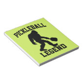 Bloc-note Légende de Pickleball Drôle Bigfoot (Incliné)