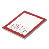 Bloc-note L'enseignement est une oeuvre de coeur (Tourné)