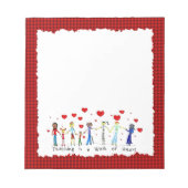 Bloc-note L'enseignement est une oeuvre de coeur (Devant)