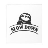 BLOC-NOTE LENTEUR (Devant)