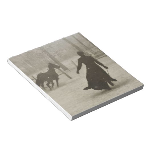 Bloc-note L'Entraîneur De Cheval Par Felix Thiollier 1899 (Incliné)