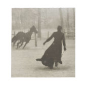 Bloc-note L'Entraîneur De Cheval Par Felix Thiollier 1899 (Devant)