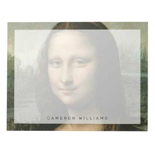 Bloc-note Leonardo da Vinci | Mona Lisa, c.1503-6 (Devant)