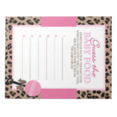Bloc-note Leopard Devine Le Pack De Jeux Pour Nourriture Béb (Devant)