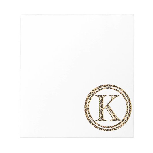Bloc-note Leopard K (Devant)