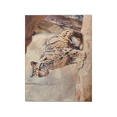 Bloc-note léopard nébuleux image nature faune exotique (Tourné)