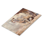 Bloc-note léopard nébuleux image nature faune exotique (Incliné)
