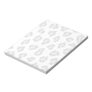 Bloc-note Léopard noir Orange Wild Animal patte