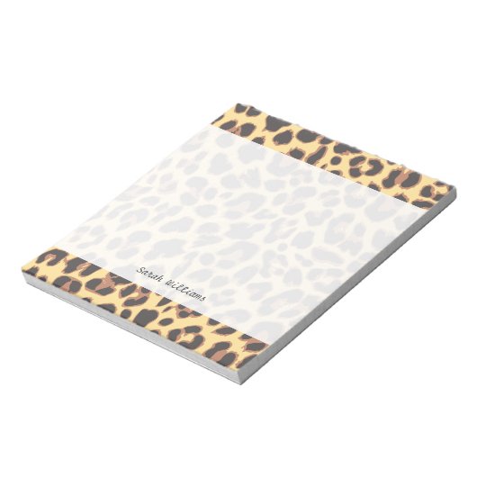 Bloc-note Leopard Print Animal Skin Patterns (Tourné)