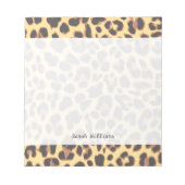 Bloc-note Leopard Print Animal Skin Patterns (Devant)