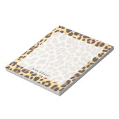 Bloc-note Leopard Print Animal Skin Patterns (Tourné)