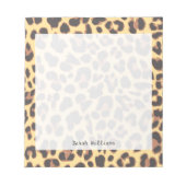 Bloc-note Leopard Print Animal Skin Patterns (Devant)
