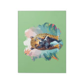 Bloc-note Leopard Vector Art Animal Dans La Nature Majestueu (Tourné)