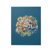 Bloc-note Leopard Vector Art Animal Dans La Nature Majestueu (Tourné)