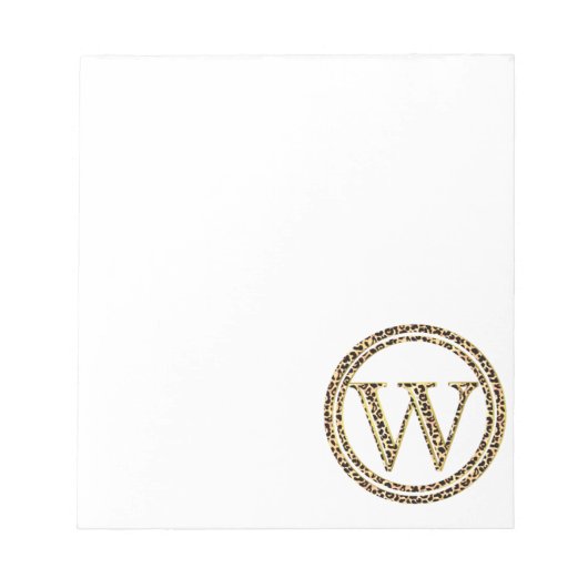 Bloc-note Leopard W (Devant)