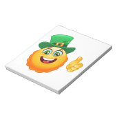 Bloc-note leprechaun emoji (Tourné)
