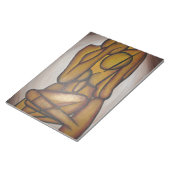 Bloc-note Les Amateurs Abstraits Art Contemporain En Ocre Et (Incliné)