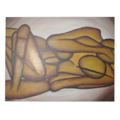 Bloc-note Les Amateurs Abstraits Art Contemporain En Ocre Et (Devant)