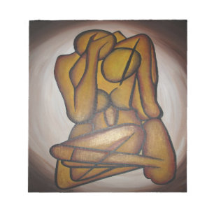 Bloc-note Les Amateurs Abstraits Art Contemporain En Ocre Et