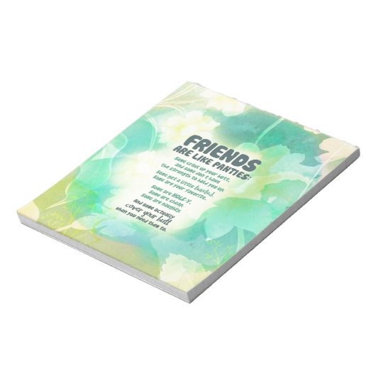 Bloc-note Les amis sont comme des culottes (Tourné)