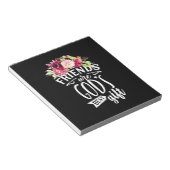 Bloc-note Les amis sont Dieu meilleur cadeau (Incliné)